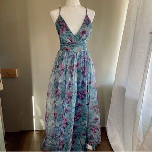 Lulus Floral Maxi Dress